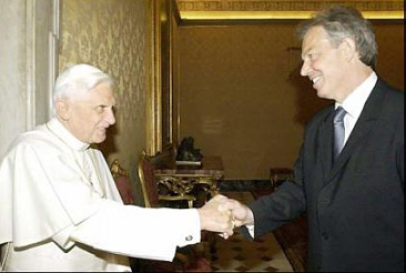 Antipope Benedict XVI -Tony Blair
